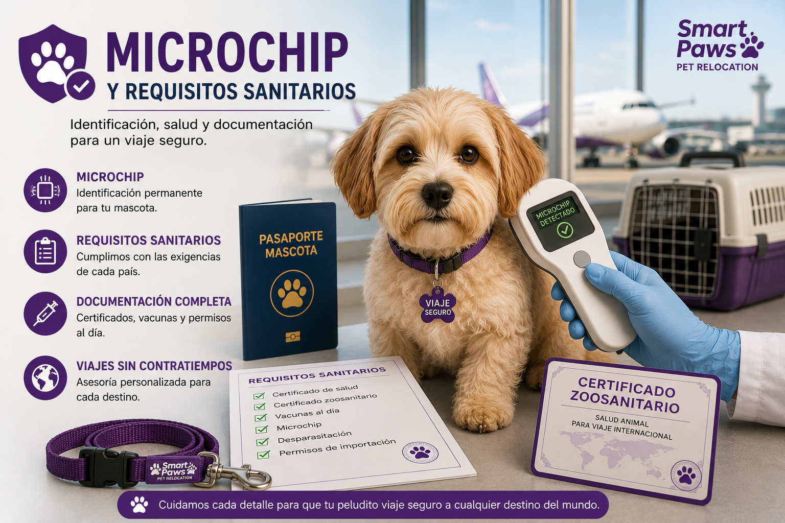 Microchip y requisitos sanitarios
