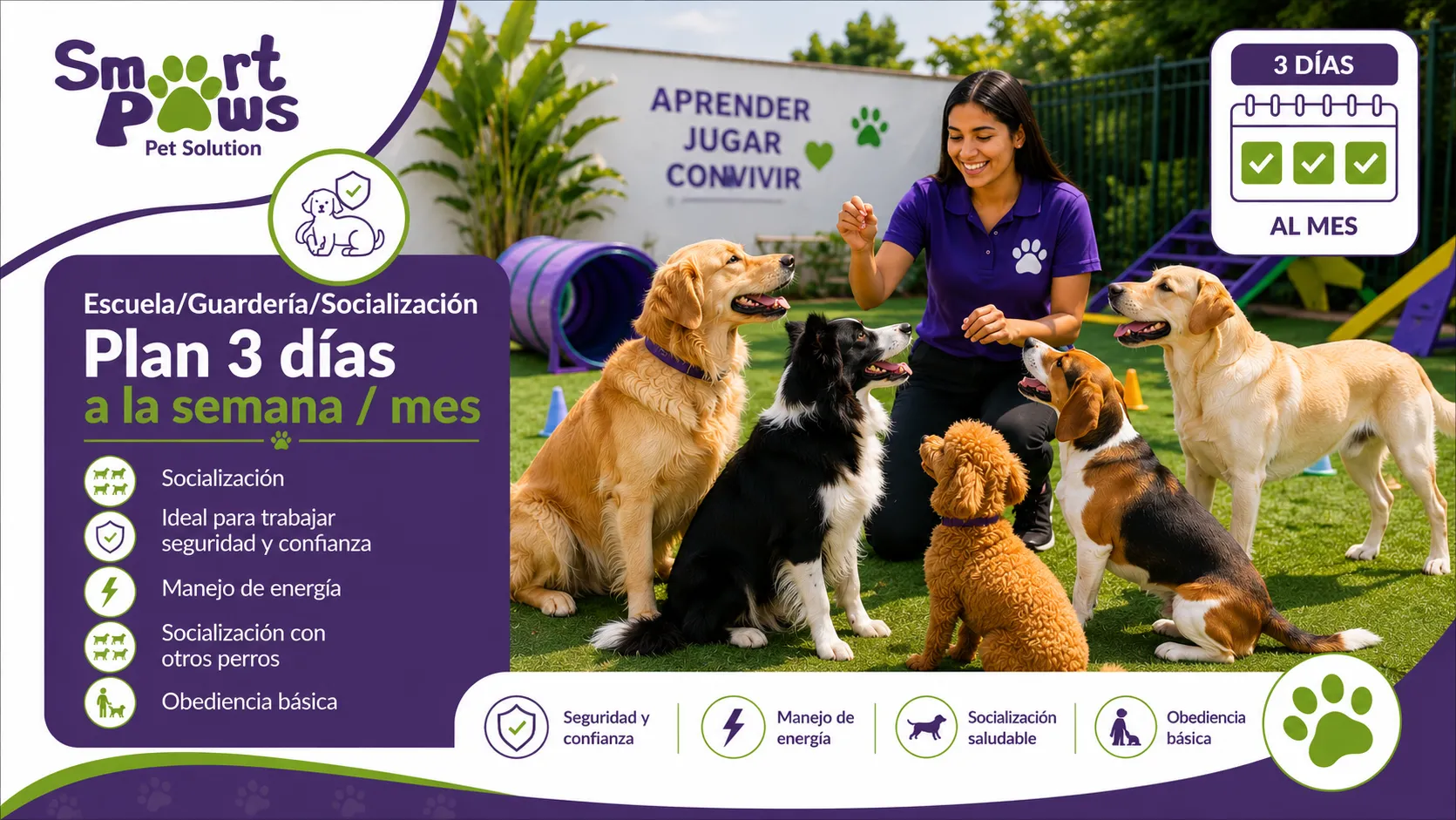 Plan 3 días a la semana / mes