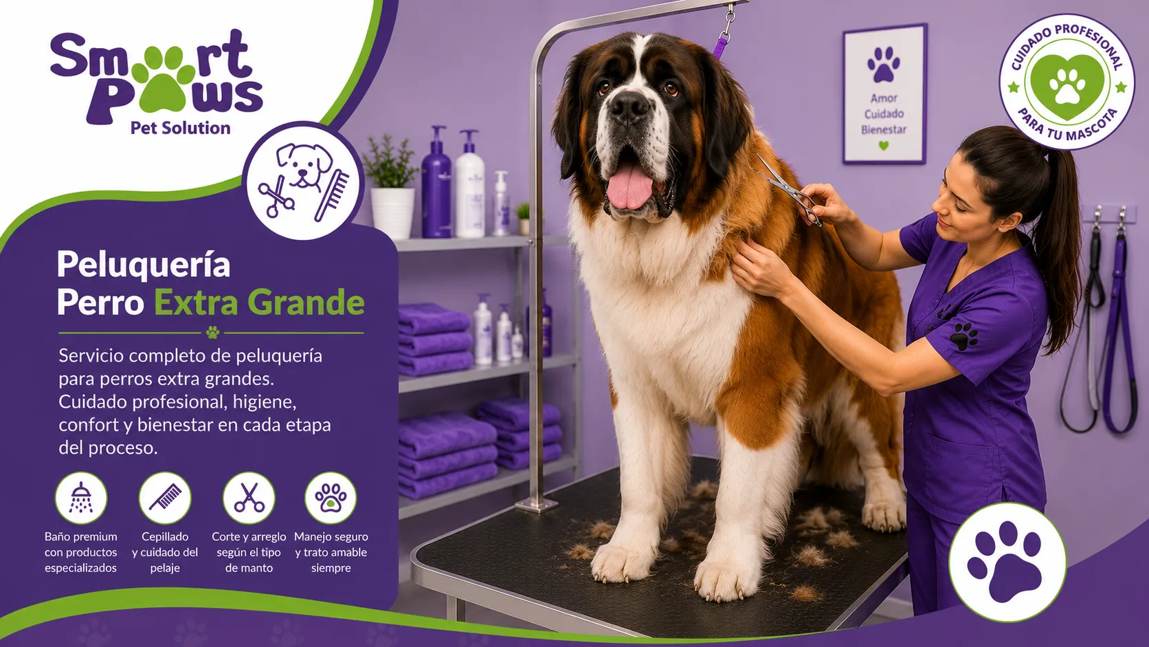 Peluquería perro extra grande