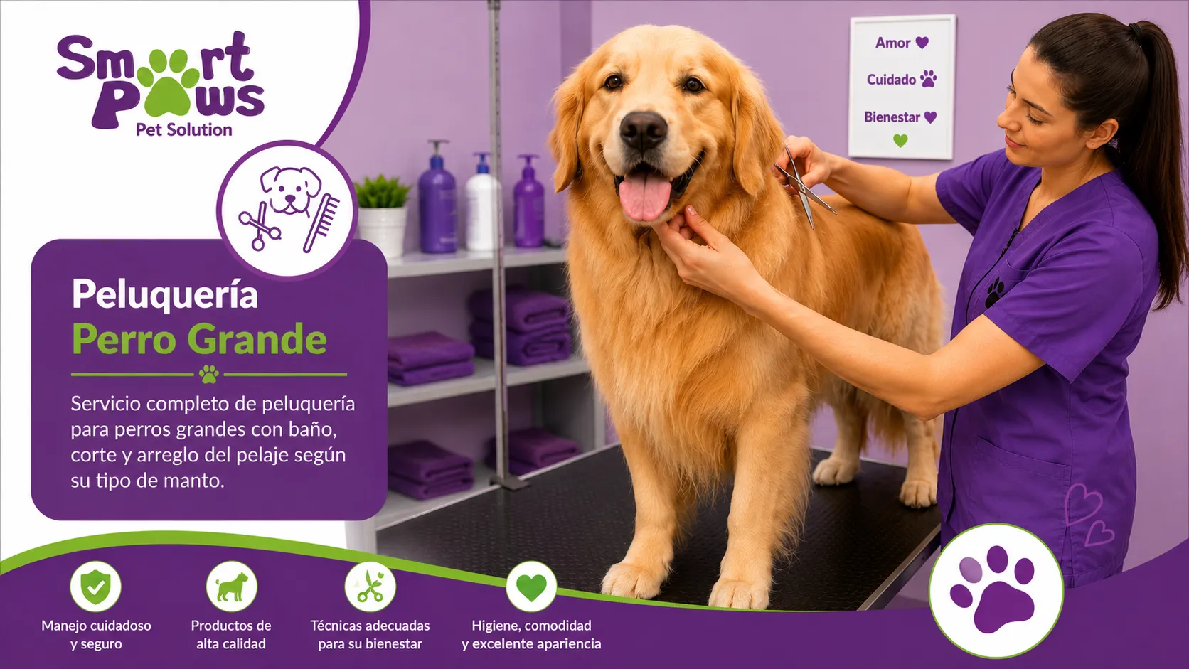 Peluquería perro grande