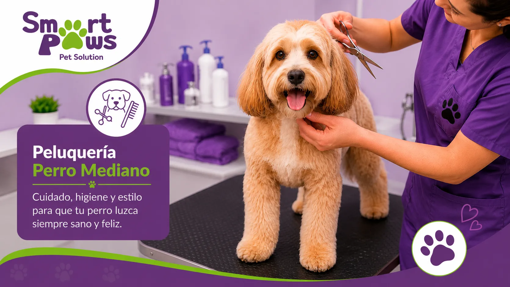 Peluquería perro mediano