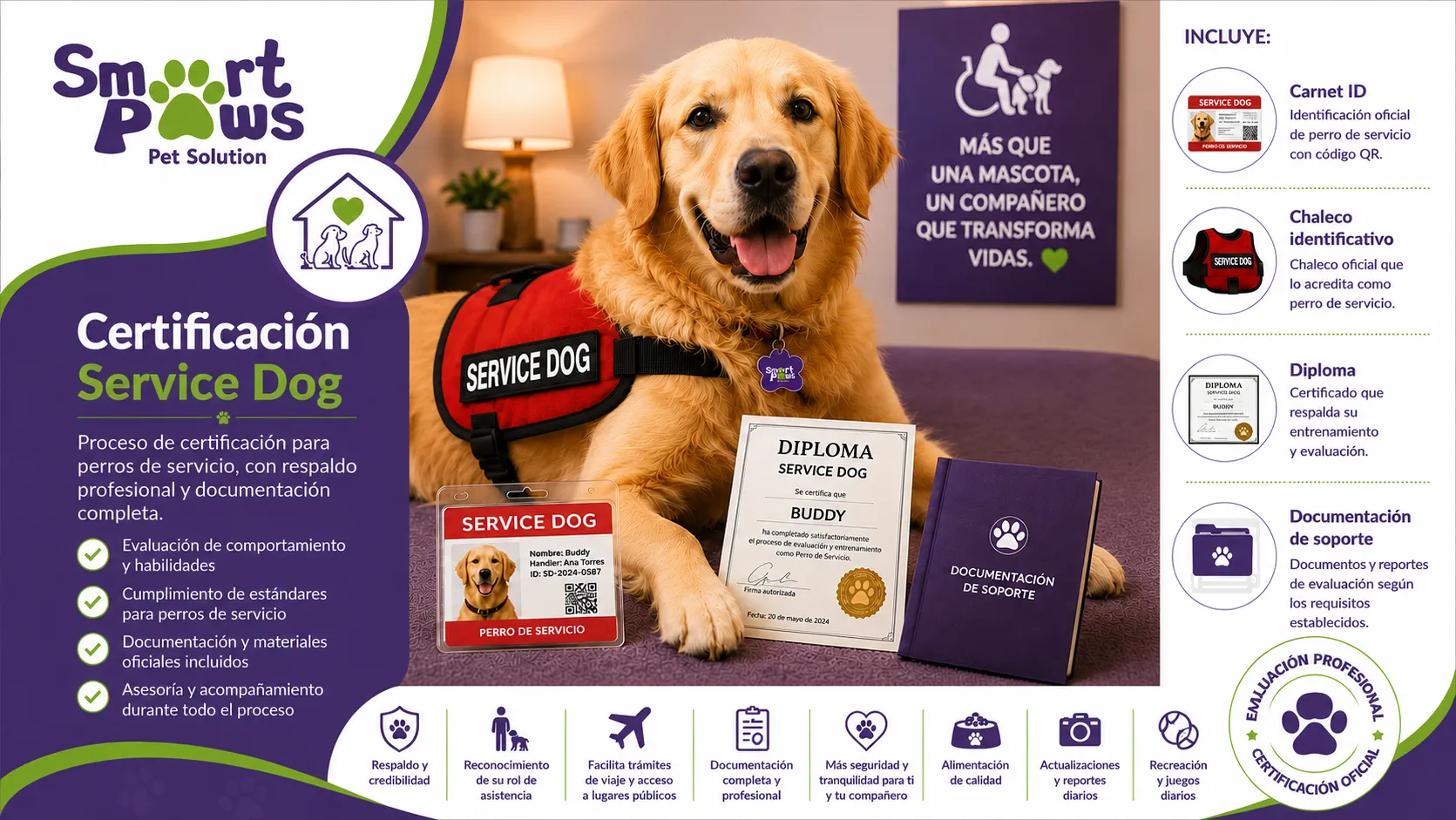 Certificación Service Dog