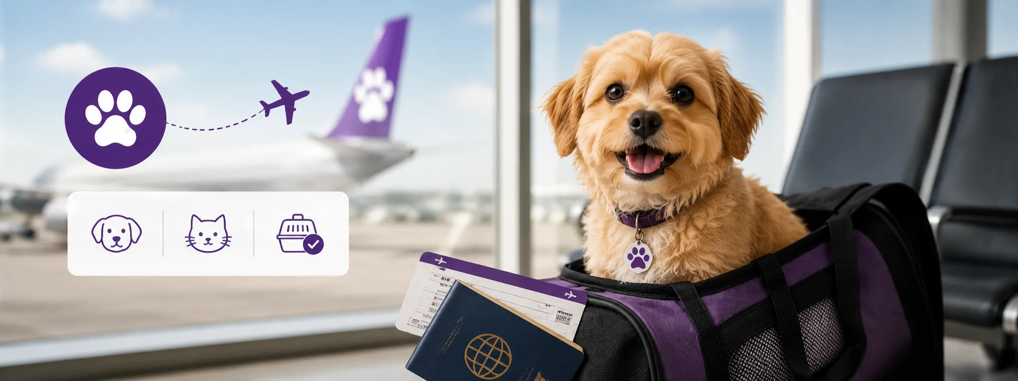 Qué aerolíneas aceptan mascotas y qué debes revisar antes de comprar tu boleto