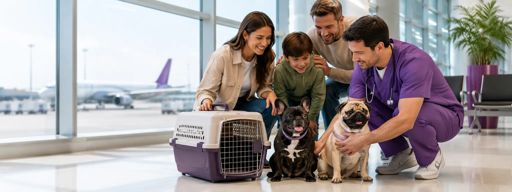 Viajar con perros braquicéfalos: todo lo que debes saber antes de volar